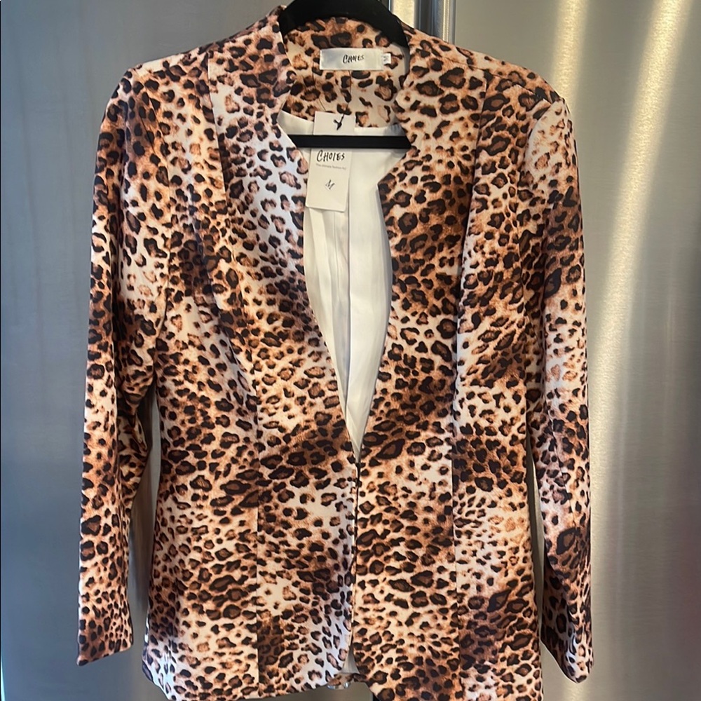 Choies Leopard Print Women's Jacket